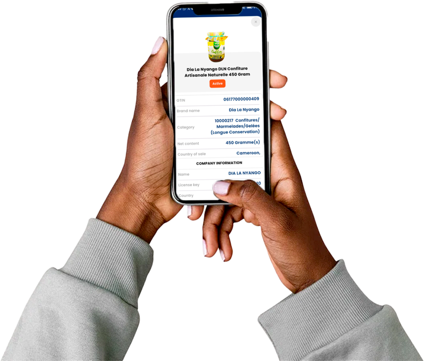 QR617 — Application mobile scan produits camerounais
